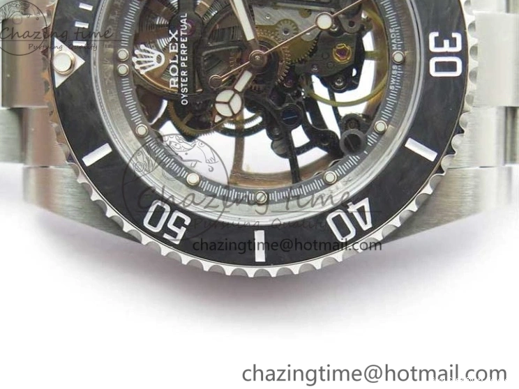 AAA Replica Watches WWF Edition Bezel Skeleton Best Durable Submariner SS 2925 116660 Andrea Carbon on SA Pirlo 0103